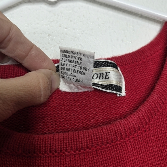 Vintage Knit Patriotic American Flag Sleeveless Top Women's Size Extra Large - Picture 6 of 9